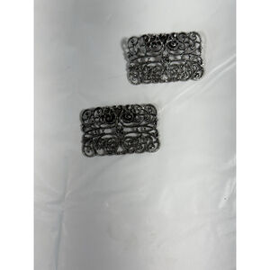 Musi Vintage Ornate Metal Shoe Clips